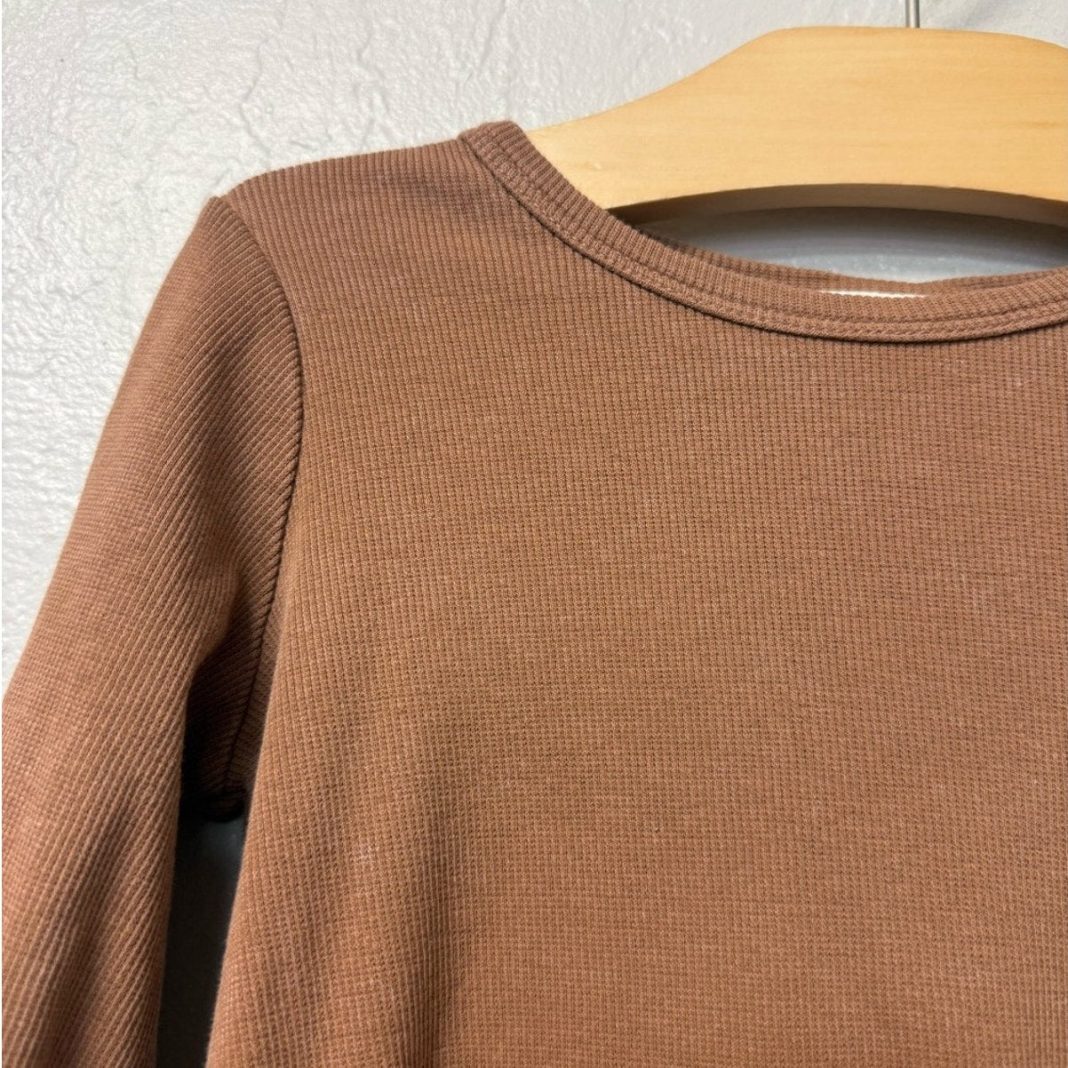 cotton on kids brown ribbed dress 3Y