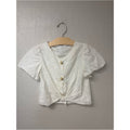 zara girls' eyelet blouse 7Y