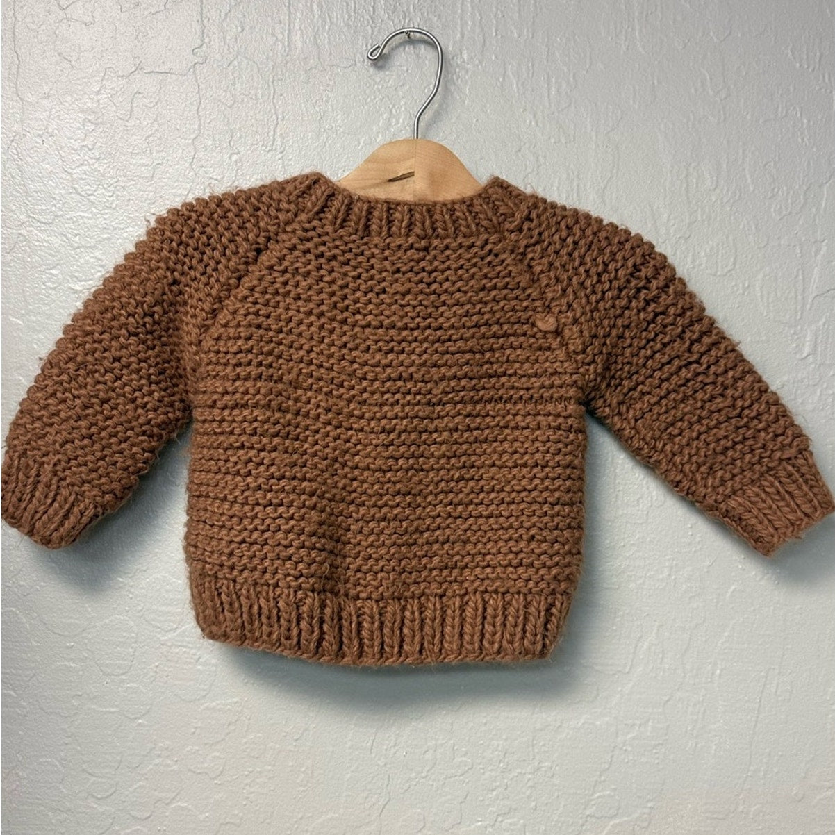 huggalugs brown cardigan 18-24M