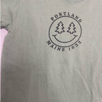 portland maine kids tee souvenir green 3Y