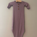 caden lane purple knotted gown 0-3M