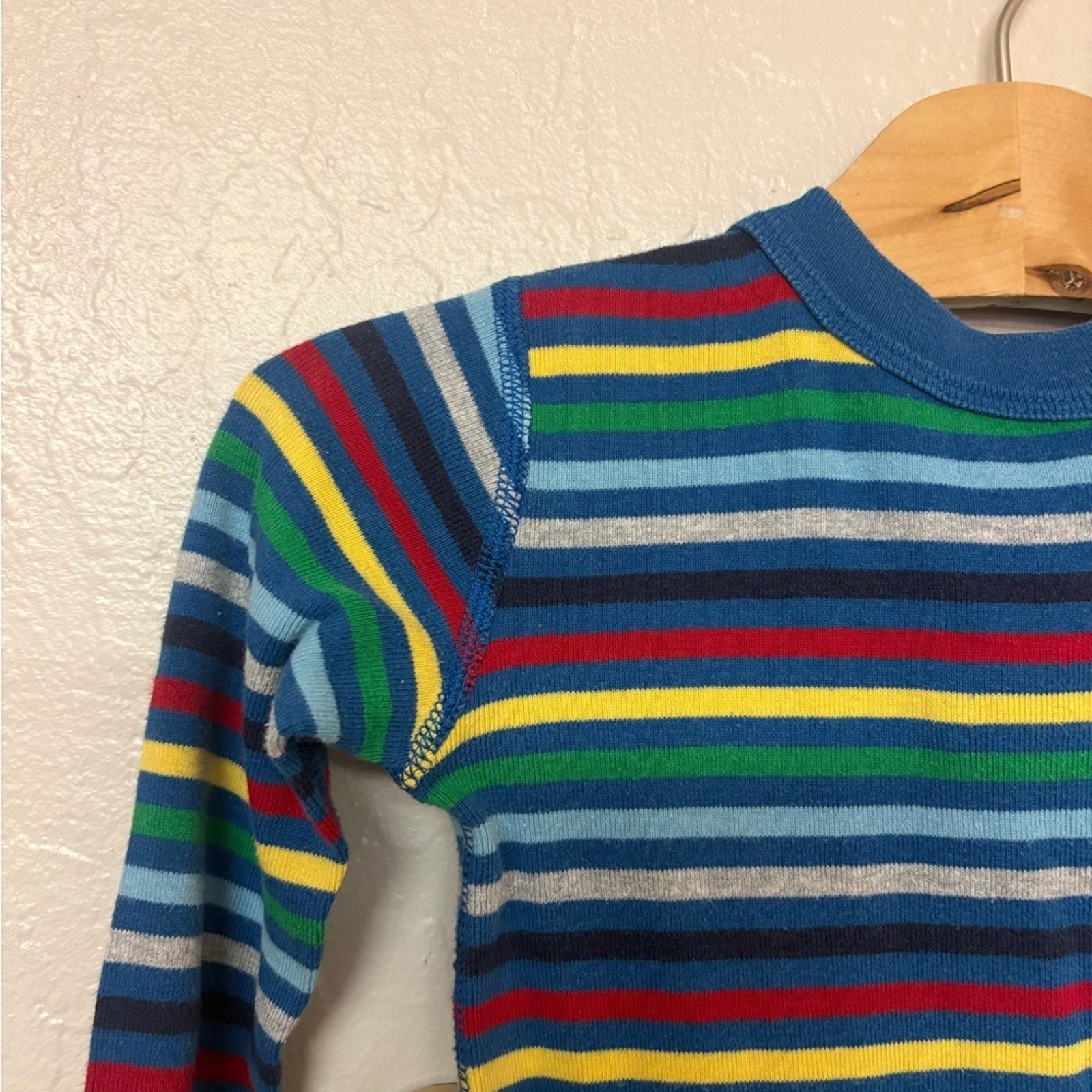hanna andersson colorful pajama set 5Y