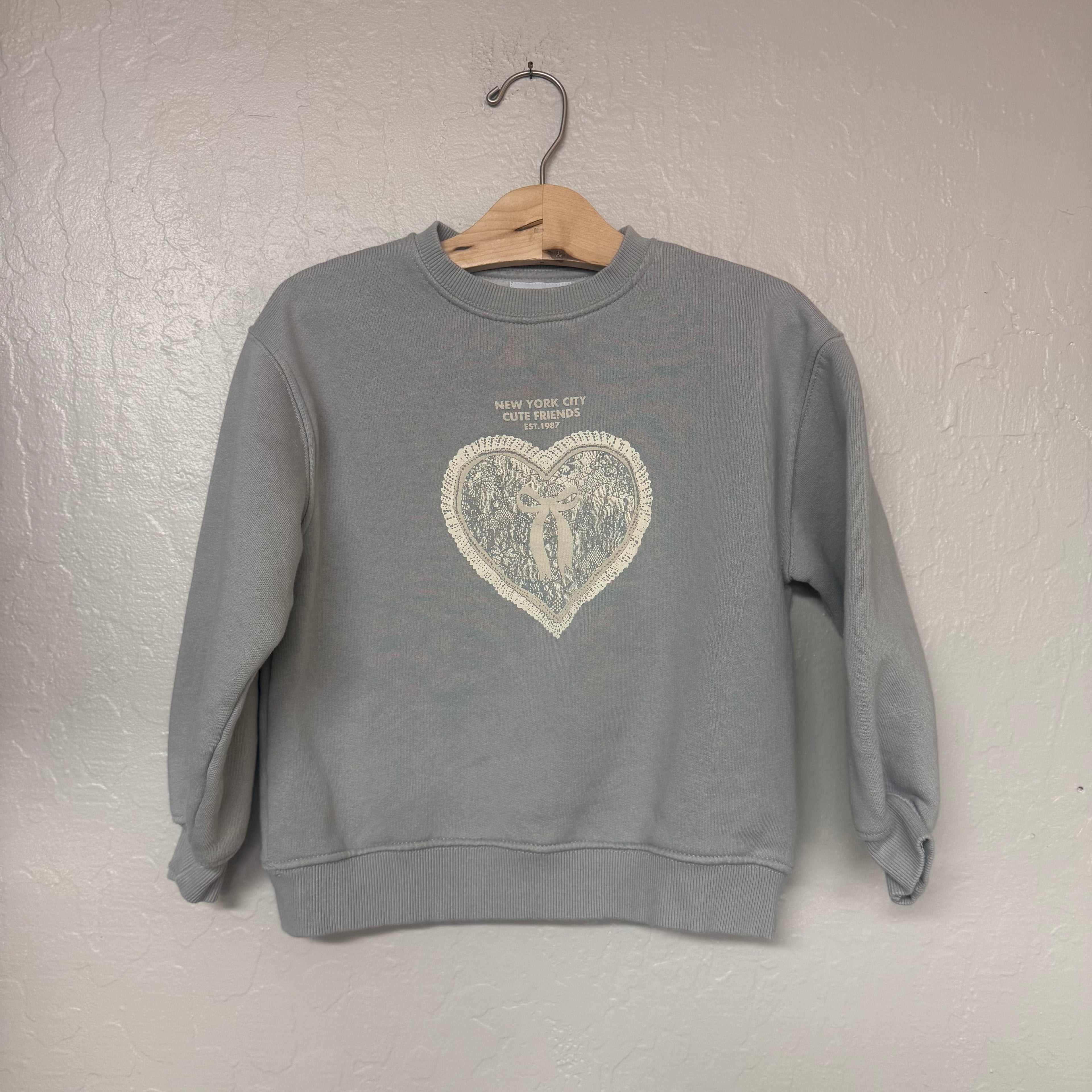 zara new york city sweatshirt 8-9Y