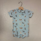 angel dear blue dog shortie 12-18M