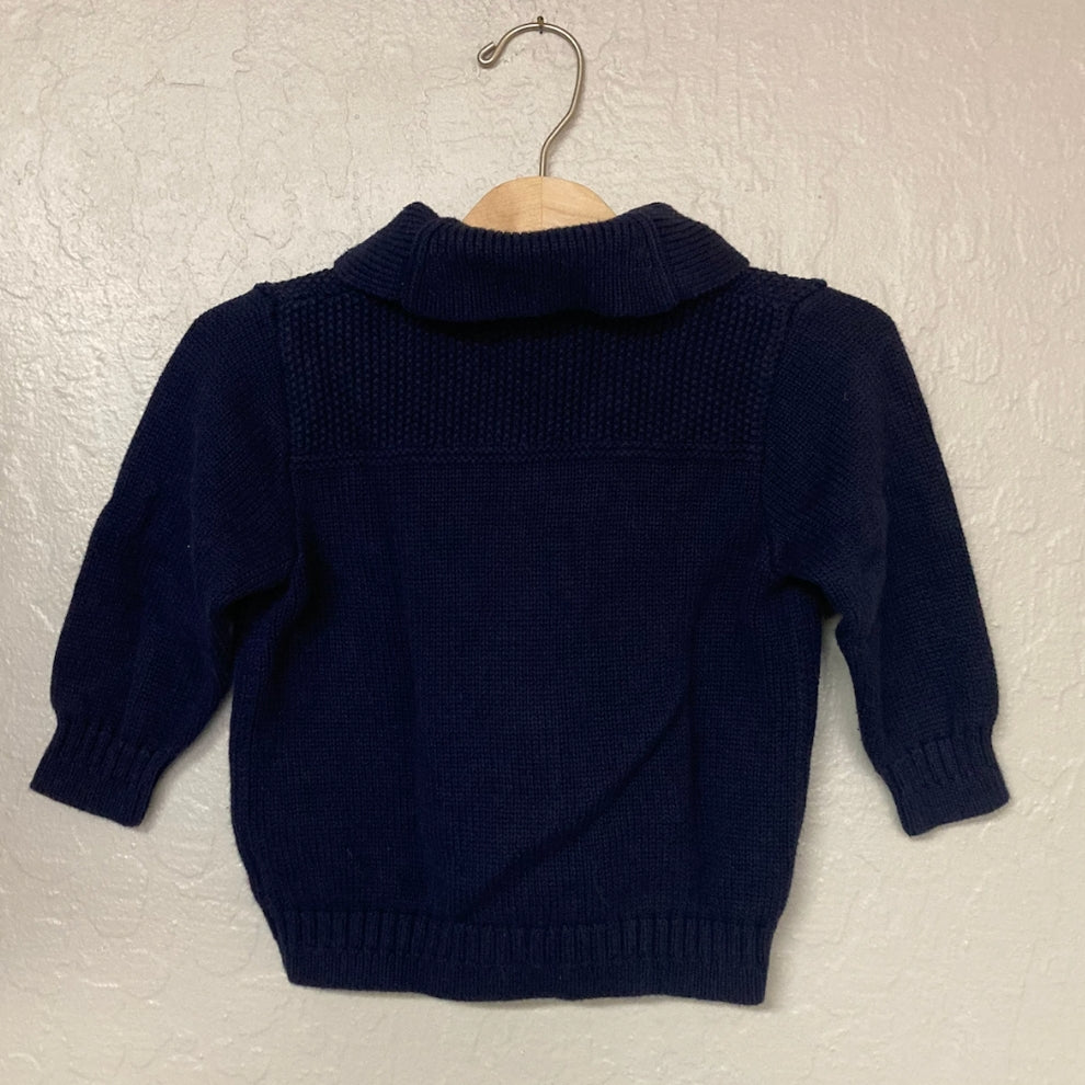 baby gap boys' navy blue cardigan 18-24M