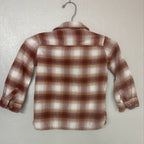 little co. boys' plaid flannel 24M