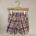 baby gap plaid boys' shorts 2Y