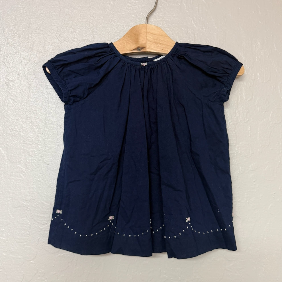ralph lauren girls navy dress 18M