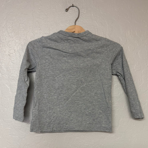 baby gap boys' gray fast foxes tee 4Y
