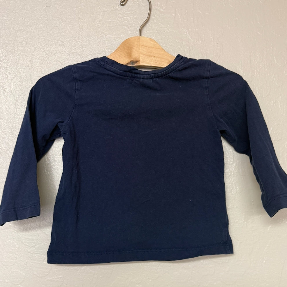 hanna andersson blue boys' tee 3Y