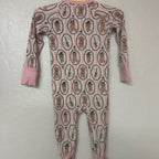 in my jammers girls' pink footie 6-9M