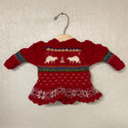 Ralph Lauren Red Girls Cardigan 3M