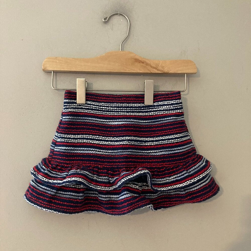 janie and jack tiered navy skirt 12-18M