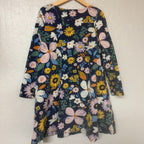 hanna andersson floral dress 6-7Y