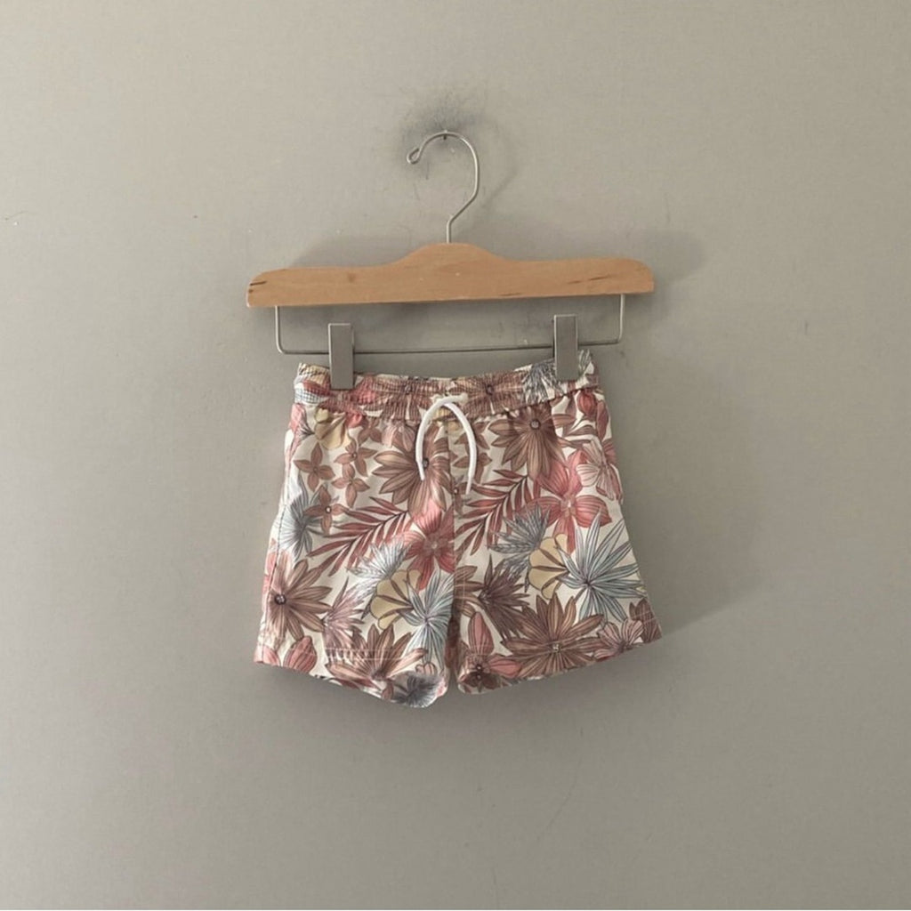 janie and jack boys' muted tropical swimtrunks 12-18M
