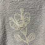 zara girls' gray flower sweater 18-24M