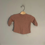 zara boys' salmon henley 3-6M