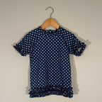 rufflebutts‎ blue swim rashguard 6Y
