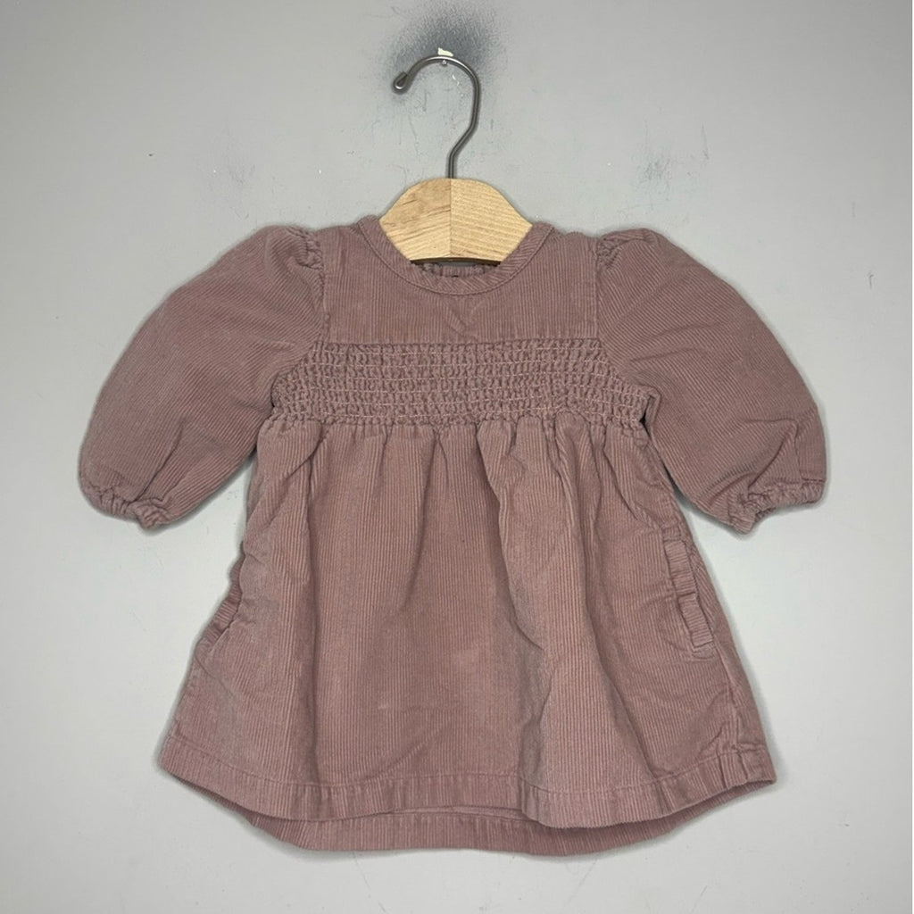 pehr purple corduroy dress 6-12M