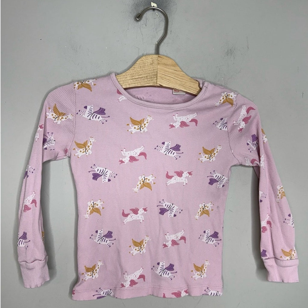 zara pink unicorn tee 4-5Y