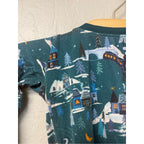 little sleepies holiday train pajama set 18-24M