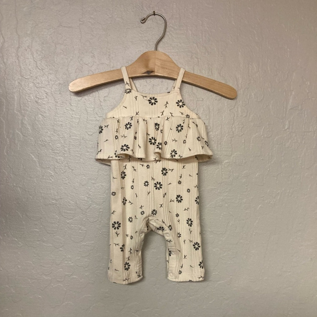 grayson mini cream romper 0-3M
