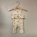 grayson mini cream romper 0-3M