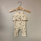 grayson mini cream romper 0-3M