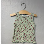 zara green pointelle floral 5Y