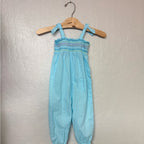 janie and jack girls' blue jumpsuit 12-18M