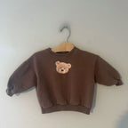 oott bebe brown bear sweatshirt 1-2Y