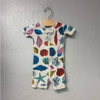hanna andersson cream seashell shortie 6-12M