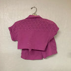 mayoral girls' set purple 7Y