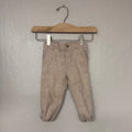 janie and jack beige linen pants 6-12M