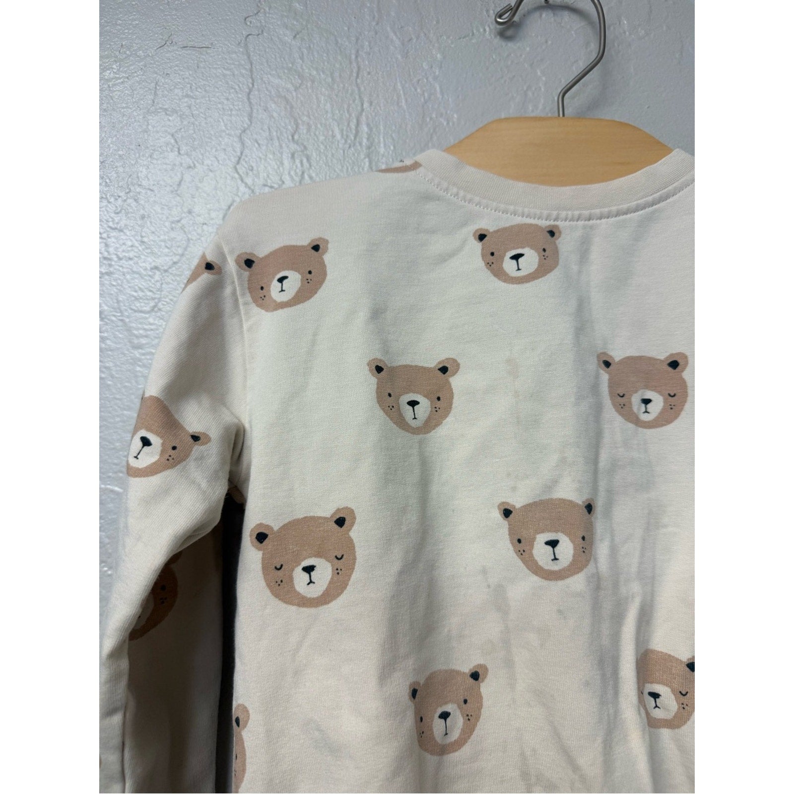 quincy mae cream matching set bear 2-3Y