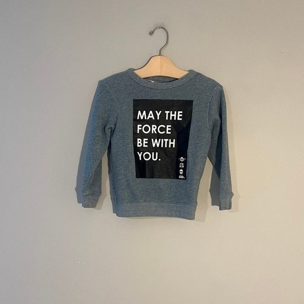 h&m x star wars sweatshirt 4-6Y