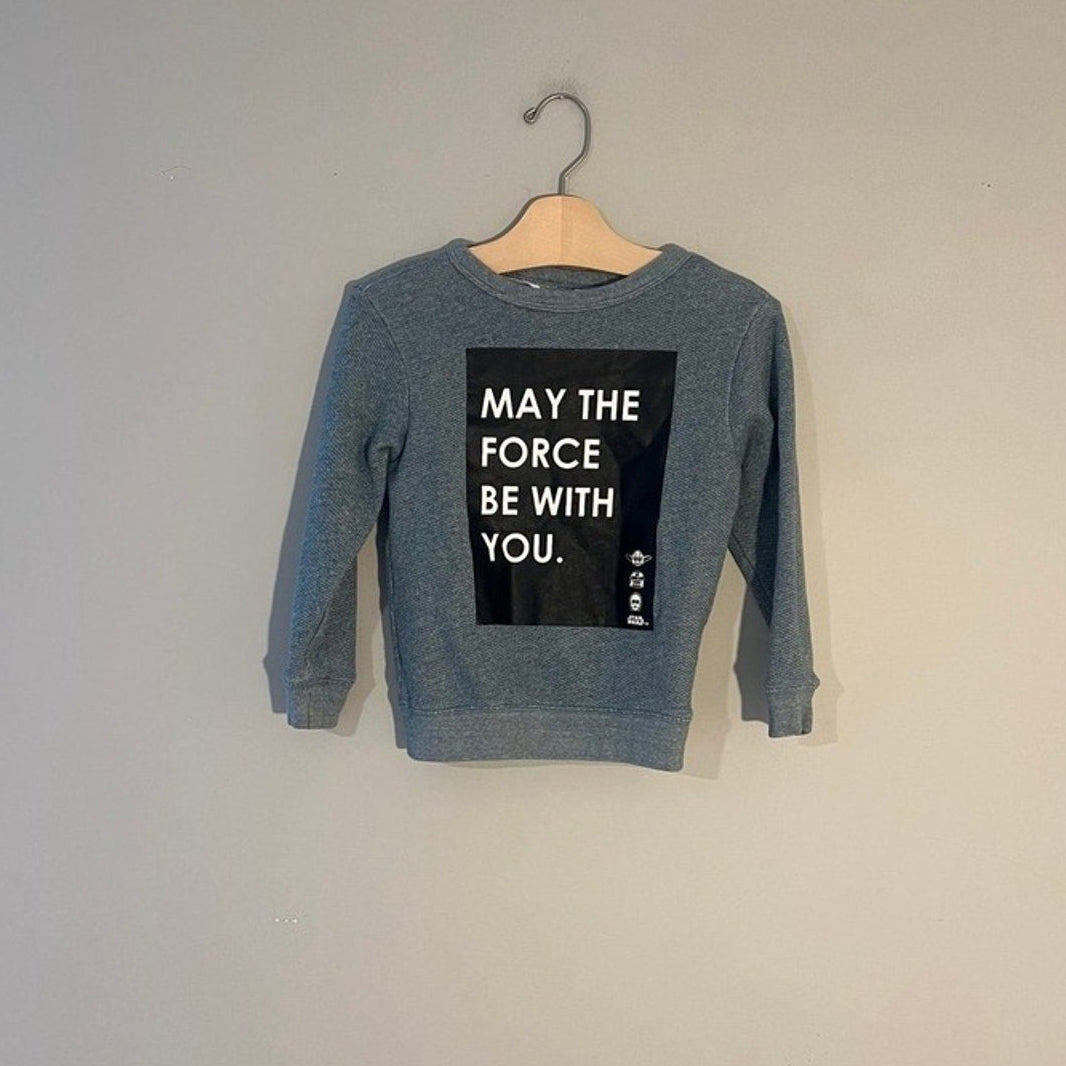 h&m x star wars sweatshirt 4-6Y