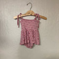 in my jammers romper twirl pink floral 12-18M