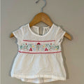 h&m girls' peasant blouse 4-6M