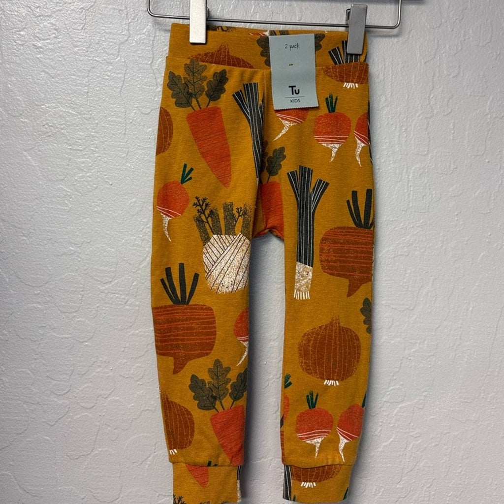 tu kids vegetable pajama set 18-24M