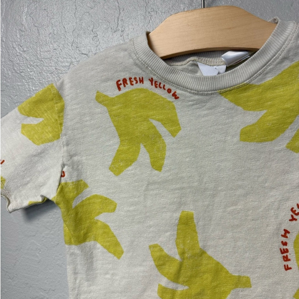 zara boys' banana tee banana 3-4Y