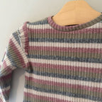 zara girls' retro stripe shirt 12-18M