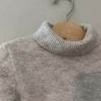 zara mohair neutral turtleneck sweater 12-18M