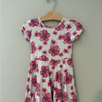 coco moon floral print dress 6T