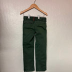 mini boden boys’ green chino pants 5Y