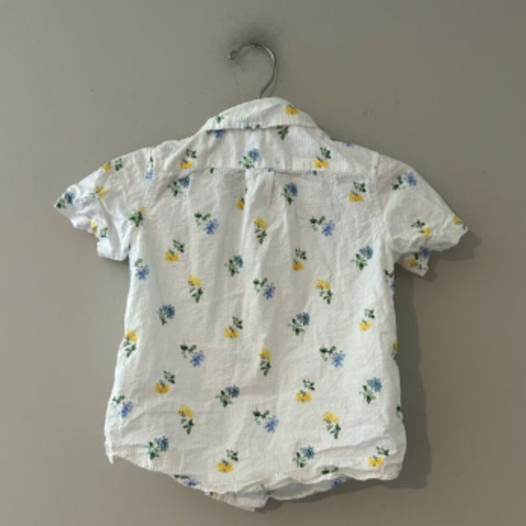 janie and jack white button-down 4Y‎