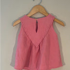 zara pink muslin top 3-4Y