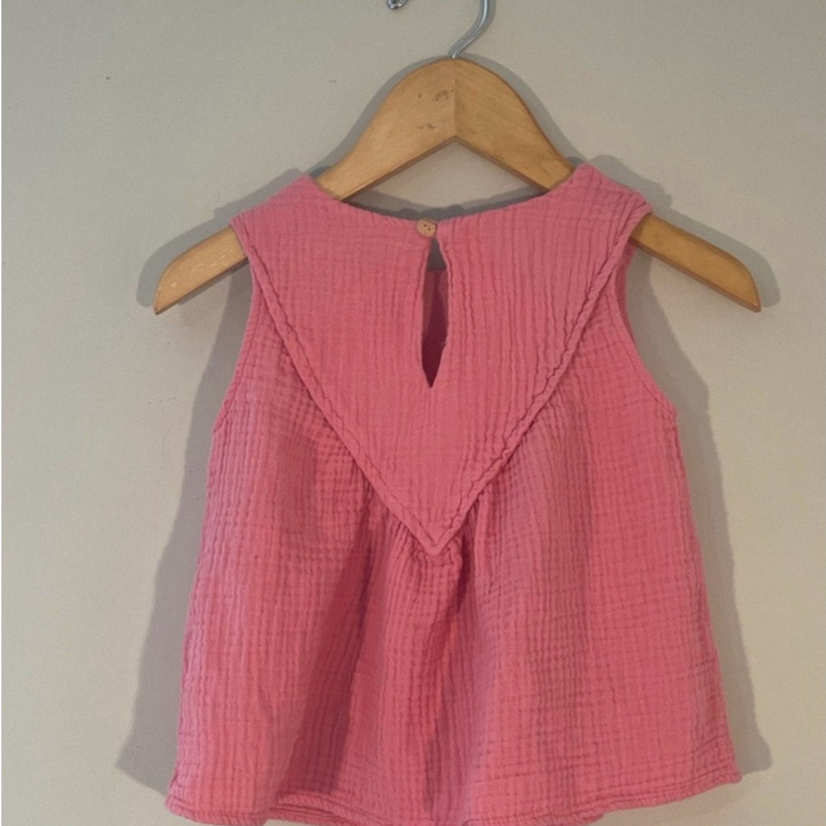 zara pink muslin top 3-4Y