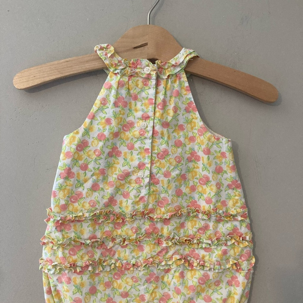 janie and jack girls' fruit romper 6-12M