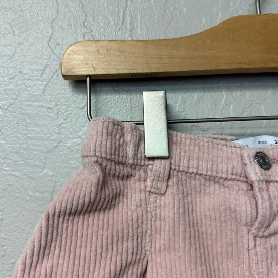 zara pink corduroy skirt 3Y